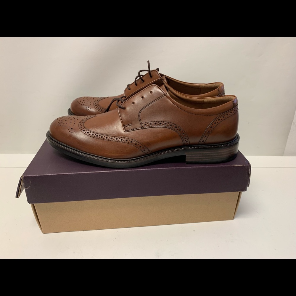 Johnston & Murphy Tabor wingtip Tan Calfskin